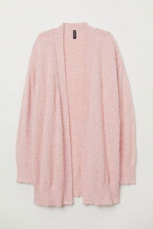 Fluffy Cardigan - Light pink - | H&M US