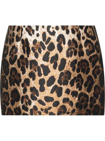 Dolce & Gabbana leopard-print Mini Skirt - Farfetch