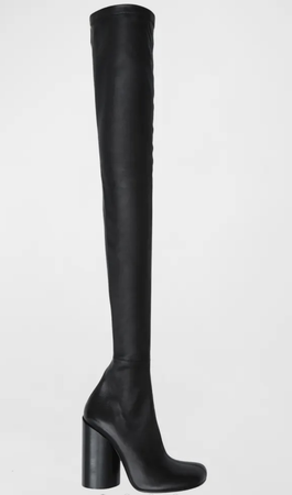 Anita Leather Over-The-Knee Boots $2590 | Burberry