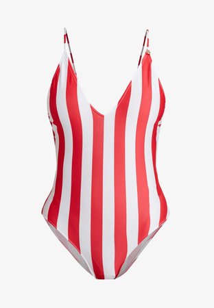 Guess SWIMSUIT - Swimsuit - white/red - Zalando.co.uk