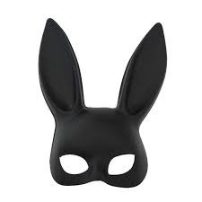 black bunny ear mask - Google Search