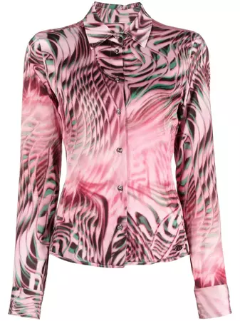 Diesel all-over graphic-print Top - Farfetch