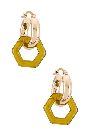 The M Jewelers NY X Sofia & Victoria Caracas Hoop in Gold | REVOLVE