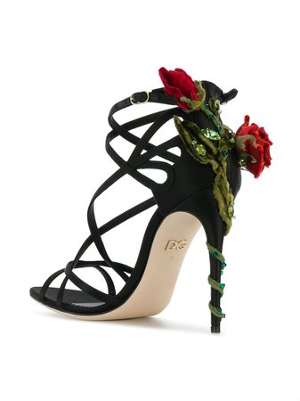 Dolce & Gabbana Jewel Keira Heeled Sandals | Farfetch.com