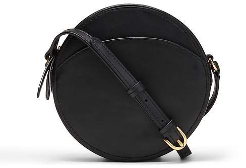 Italian Leather Canteen Crossbody Bag