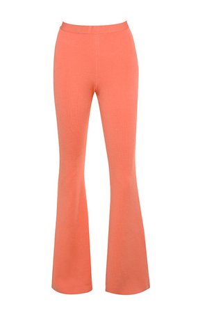 Clothing : Leggings : 'Inna' Peach Lightweight Bandage Trousers