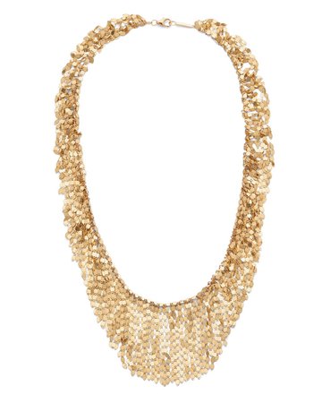 Lana 15" 14k Gold Fringe Choker Necklace