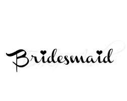silhouette bridesmaid word - Google Search