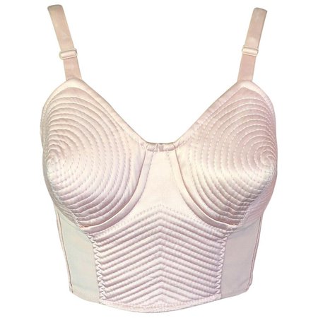 Jean Paul Gaultier Cone Bra Pink Corset Top For Sale at 1stdibs