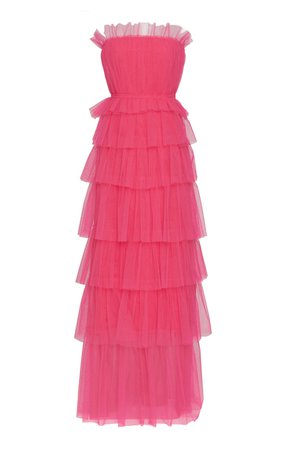 Tiered Tulle Gown by Carolina Herrera | Moda Operandi