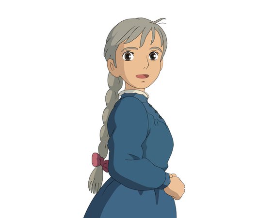 howl's moving castle sophie no background - Google Search