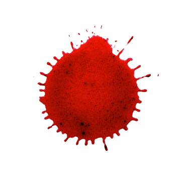 blood spot stains