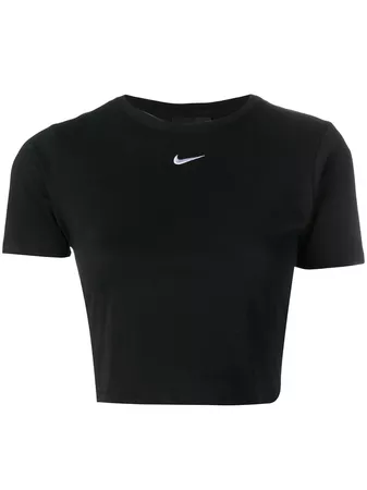 Nike Camiseta Cropped Com Logo - Farfetch