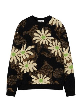 Shop Nanushka Taiki Floral-Print Sweater | Saks Fifth Avenue