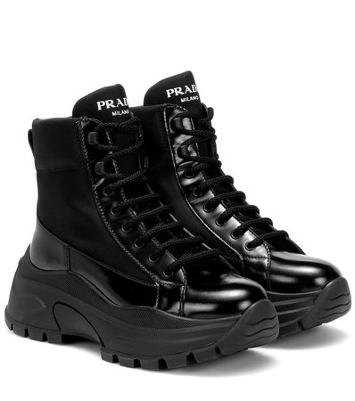 Prada black boots