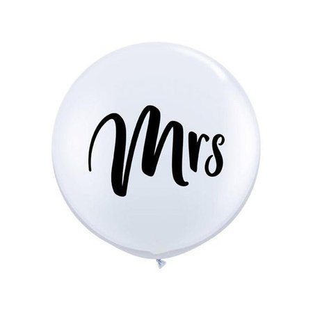 Mr. and Mrs. 3 foot latex balloons Wedding Shower Bridal | Etsy