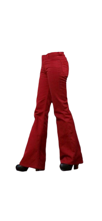 red trousers