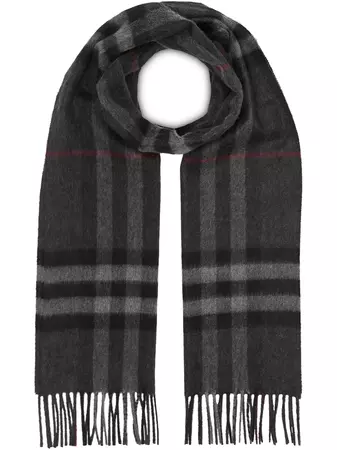 Burberry The Classic Check cashmere scarf