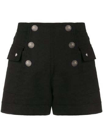 Balmain button-embellished Shorts - Farfetch