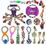 Kitchen & Dining : Dog Chew Toys for Puppies Teething, 14 Pack Dog Rope Toys Tug of War Dog Toy Bundle Toothbrush iq Treat Ball Squeaky Rubber Bone Durable Dog Chew Toys for Small Dogs Pet Toys Puppy Toys : Amazon.com