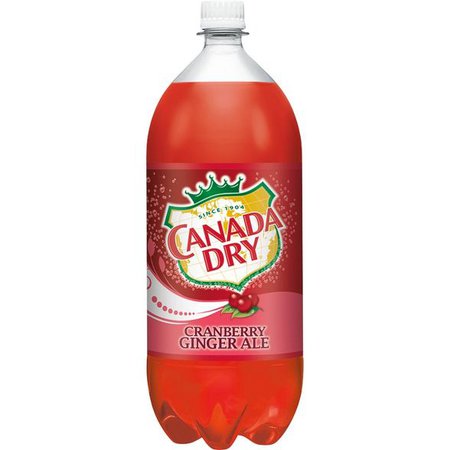 Canada Dry Cranberry Ginger Ale - 2 L Bottle : Target