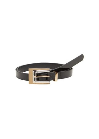 MANGO Metal buckle belt