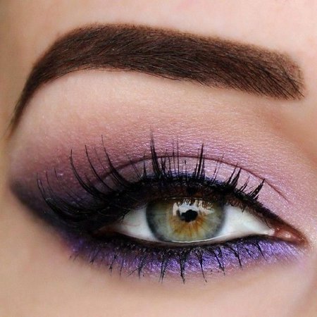 Purple eye makeup for green eyes #hazeleyemakeup – Makeup Trends On World