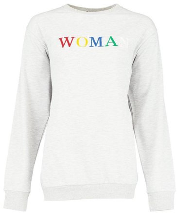 Woman Rainbow Sweatshirt