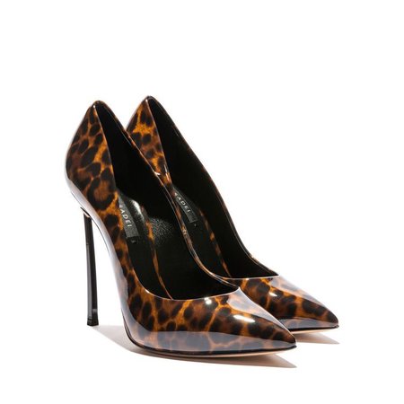 leopard casadei shoe