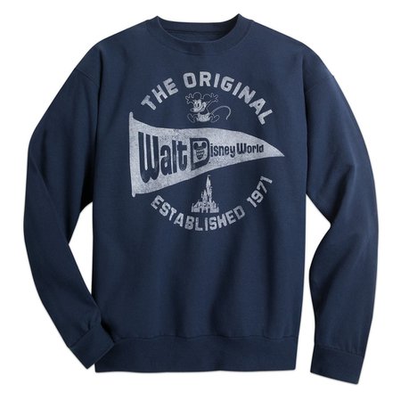 Walt Disney World Pennant Sweatshirt for Adults - Navy | shopDisney