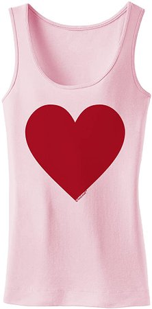 Amazon.com: TOOLOUD Big Red Heart Valentine's Day Womens Tank Top: Clothing