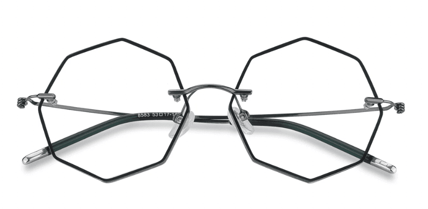 Geometric eyeglasses