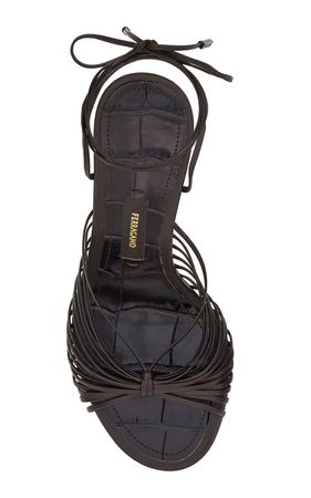 Atena Leather Sandals By Ferragamo | Moda Operandi