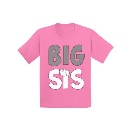 big sister tshirt pink