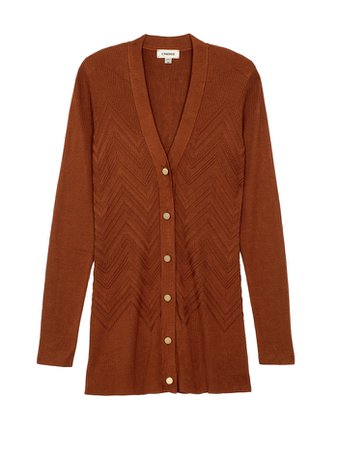 Millie Cardigan in Spice | L'AGENCE Official Site