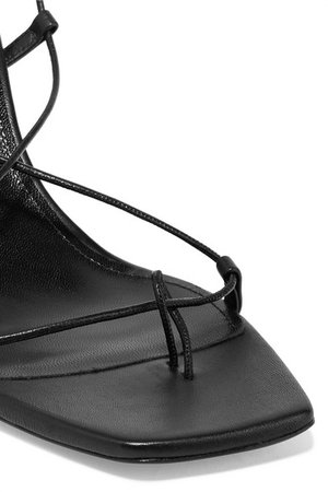 Paris Minimalist leather sandals