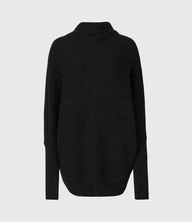 ALLSAINTS US: Womens Ridley Cashmere Blend Sweater (artic_grey)