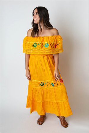 Shop for Mexican Off Shoulder Dresses Fiesta Dress