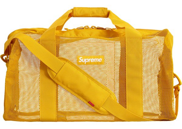 yellow supreme bag