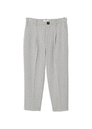 MANGO Houndstooth trousers
