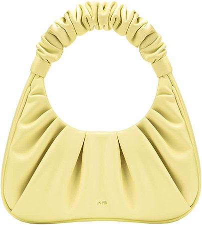 Amazon.com: JW PEI Gabbi Bag Chic Pouch Bag Vegan Leather Vintage Hobo Handbag fashionable for Women (Light Yellow) : Clothing, Shoes & Jewelry