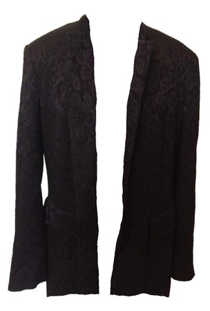 patterned coat long