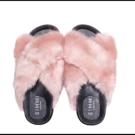 slippers with multicolor fur - Google Search