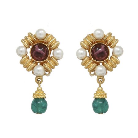 Tavira Earrings | Tudores Collection | Ben-Amun Jewelry | Ben-Amun