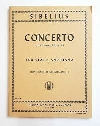 sibelius violin concerto sheet music international - Google Search