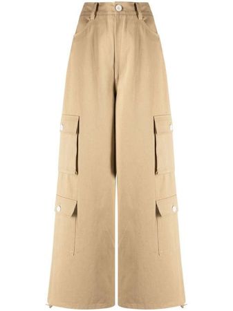 Frankie Shop Hailey Cotton Cargo Trousers - Farfetch