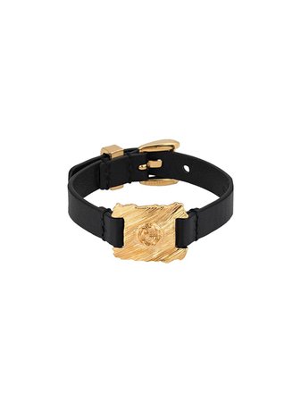 Gucci Gg Logo Bracelet 592167J1651 Black | Farfetch