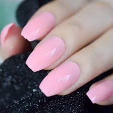 Short Pink Ballerina nails