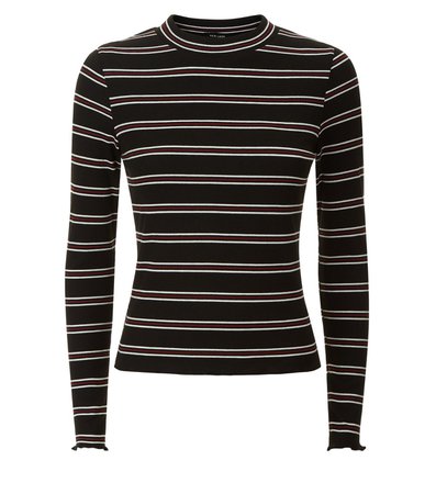black-stripe-long-sleeve-ribbed-t-shirt.jpg (1200×1361)