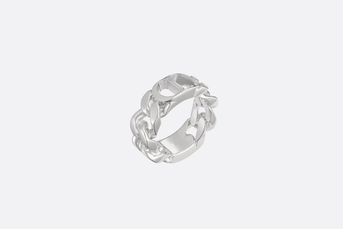 dior ring silver